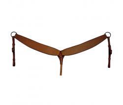 WESTERN EXCELLENT SMOOTH LEATHER BREASTCOLLAR mod. LARGE - 4753