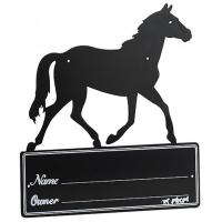 NAME PLATE FOR BOX FOR HORSE AND OWNER