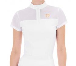 EQUESTRO TRAINING POLO SHIRT SHORT SLEEVE IN MESH - 3508