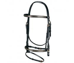 PARIANI ENGLISH BRIDLE WITH BRASS CLINCHER - 2358