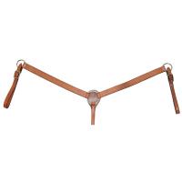 WESTERN BREASTCOLLAR BASKET TOOLING LEATHER ONE SIZE