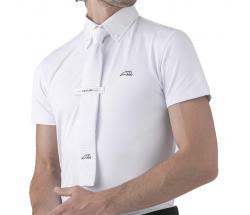 EQUILINE NIAM COMPETITION SHORT-SLEEVED POLO SHIRT IN PIQUET - 2251