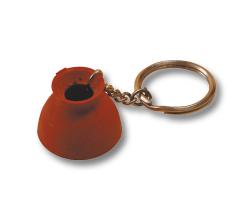 SOFT RUBBER OVER-REACH BOOTH SHAPED LILLIPUT KEYCHAIN - 0093