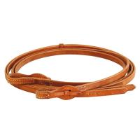 SCHUTZ BROTHERS WESTERN HARNESS LEATHER REINS BARB-WIRE