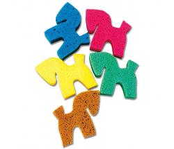 HORSE-SHAPED COLORED SPONGE - 0655