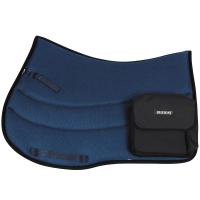 RECTANGULAR SYMPATEX SADDLE PAD for TREKKING WITH POCKETS VARIOUS COLOURS